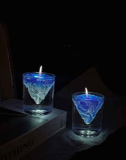 Iceberg Candle - Floating Iceberg Candles Scented Handmade Jelly Wax Candles