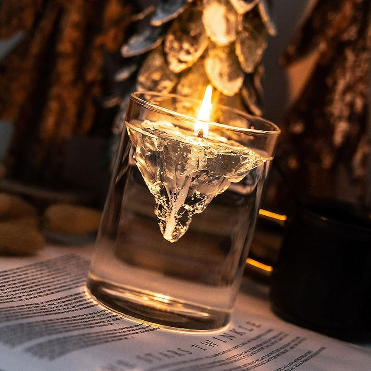 Iceberg Candle - Floating Iceberg Candles Scented Handmade Jelly Wax Candles