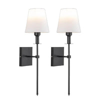 Rechargeable Wireless Wall Light Set (2 Pack) - Battery-Powered Indoor & Outdoor Lighting for Home, Patio, and Garden