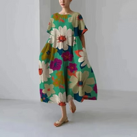Casual and elegant dress with flora print