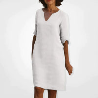 Summer Dress With V-Neck