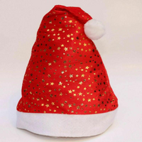 Merry Christmas LED Light Hat Santa Claus
