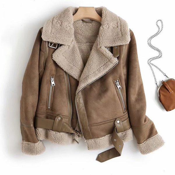 Edge leather jacket