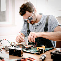LED Glasses Magnifier 8x 15x 23x