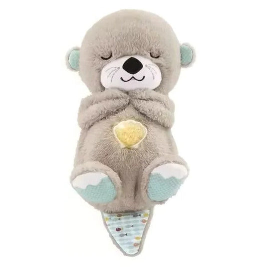 Breathing Otter Musical Stuffed Baby Plush Toy – Perfect Newborn Sensory Comfort Gift