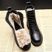 Leather winter boots