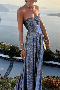 Elegant Off-The-Shoulder Sparkly Dress