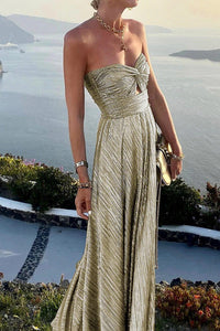 Elegant Off-The-Shoulder Sparkly Dress