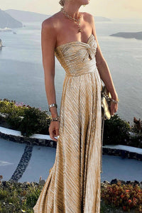 Elegant Off-The-Shoulder Sparkly Dress