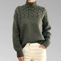 Women's Knitted Turtleneck Sweater