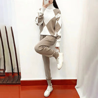 Warm Sweater and Pants Set