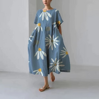 Casual and elegant dress with flora print