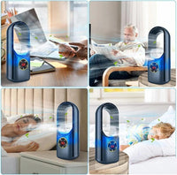 Blade-Free Silent Portable Air Conditioner for Home and Office