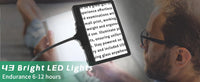Full-Page Magnifying Glass with LED Light – Hands-Free Reading Aid for Books, Crafts & Hobbies