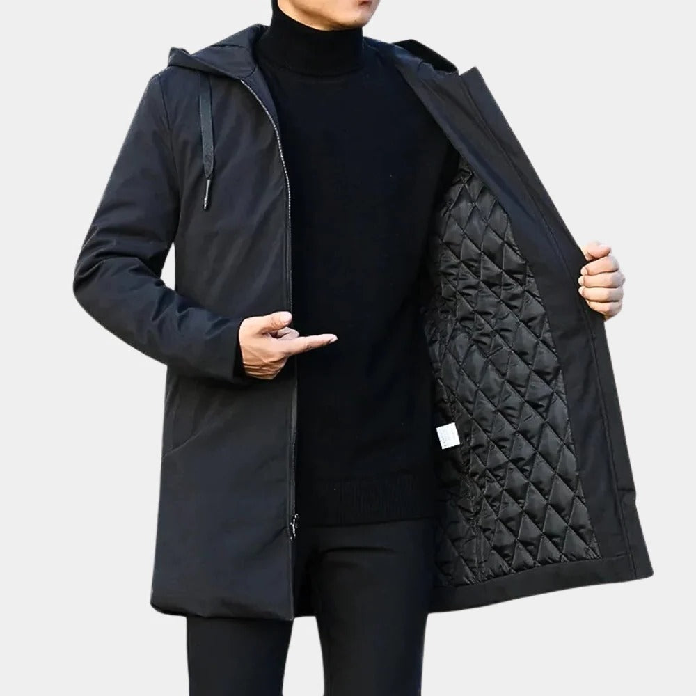 Neat Long Men's Coat