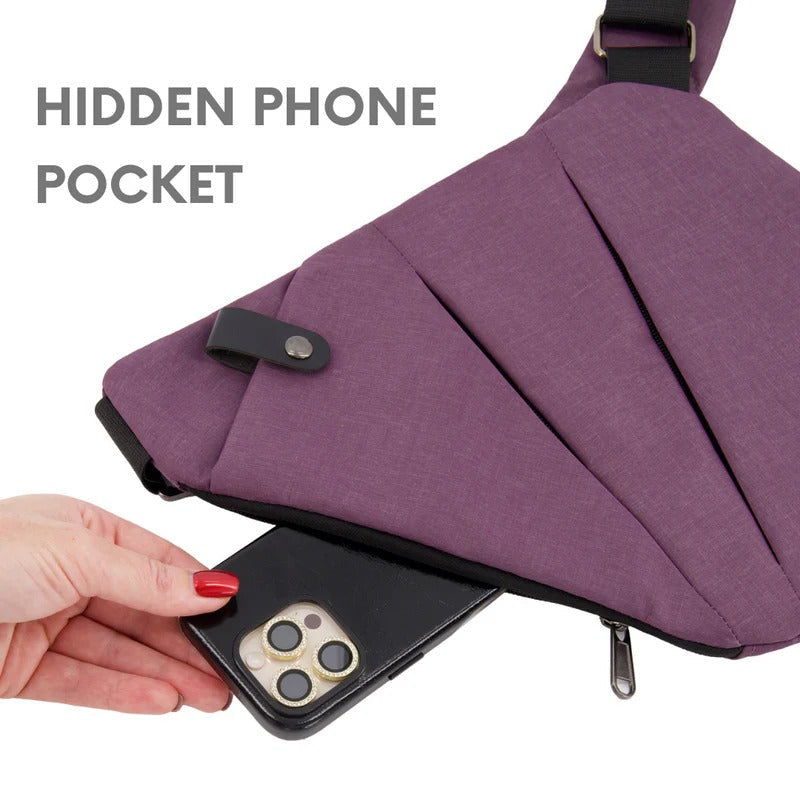 Unisex Anti-Theft Crossbody Bag
