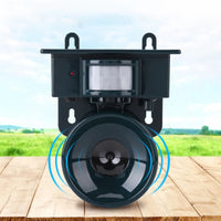 Motion Sensor Bird Deterrent for Crows: Ideal Pigeon Repeller with Sound Scarer