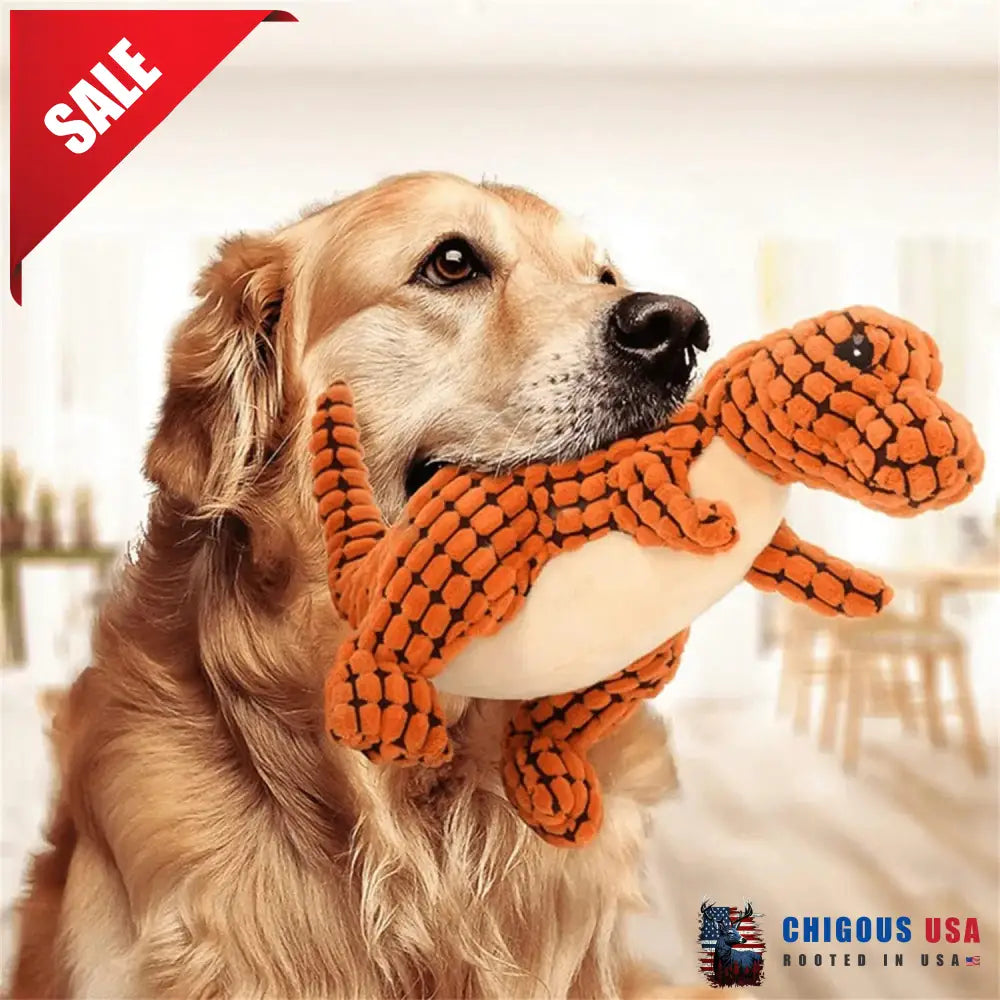 Indestructible Robust Dino - Dog Toy 2.0 Upgrade Version