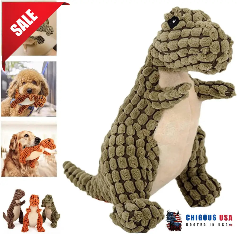 Indestructible Robust Dino - Dog Toy 2.0 Upgrade Version