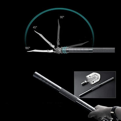 Indestructible Survival Shovel – Folding Shovel Set with Manganese Steel Head