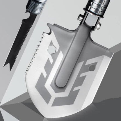 Indestructible Survival Shovel – Folding Shovel Set with Manganese Steel Head