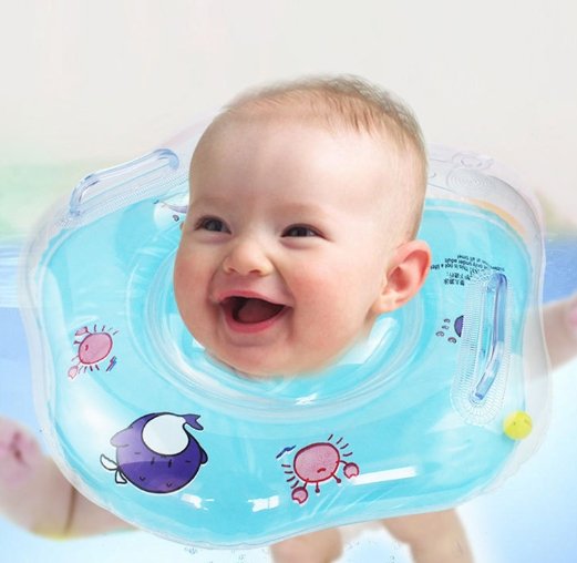 Inflatable Baby Neck Float - Safety Swimming Baby Neck Ring Tube
