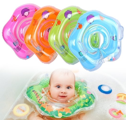 Inflatable Baby Neck Float - Safety Swimming Baby Neck Ring Tube