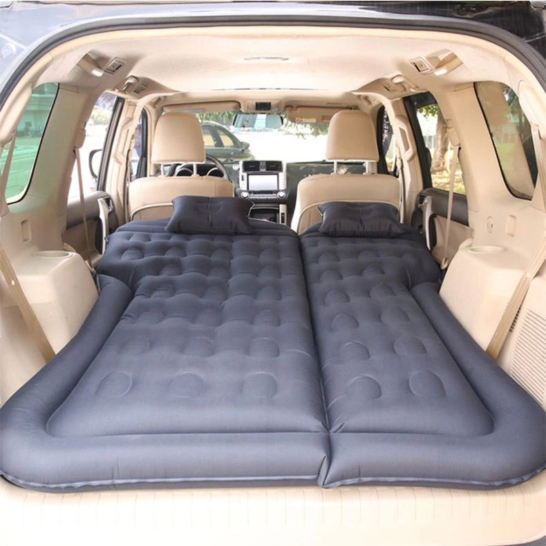 Inflatable Car Mattress - Pillow Air-Pump for Car, SUV, Truck Travel, Hiking, Trip and Other Outdoor Activities