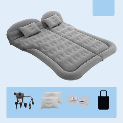 Inflatable Car Mattress - Pillow Air-Pump for Car, SUV, Truck Travel, Hiking, Trip and Other Outdoor Activities