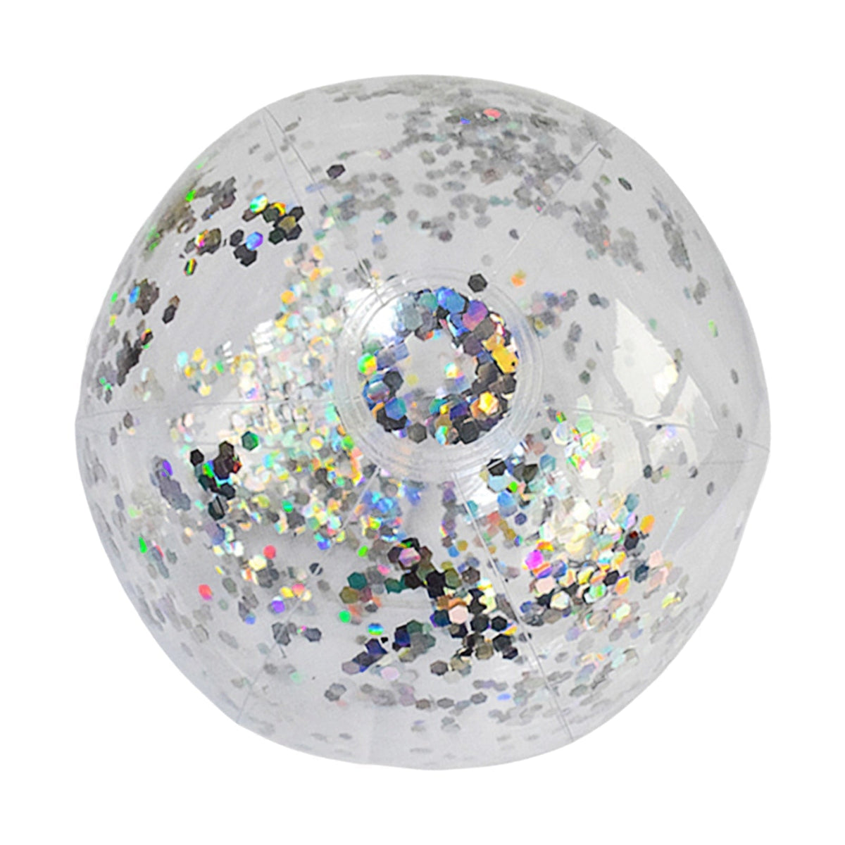 Inflatable Glitter Beach Ball - Sequin Water Ball