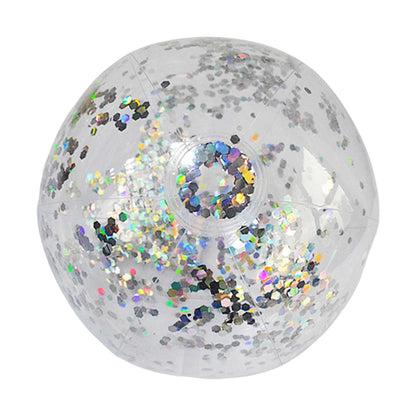 Inflatable Glitter Beach Ball - Sequin Water Ball