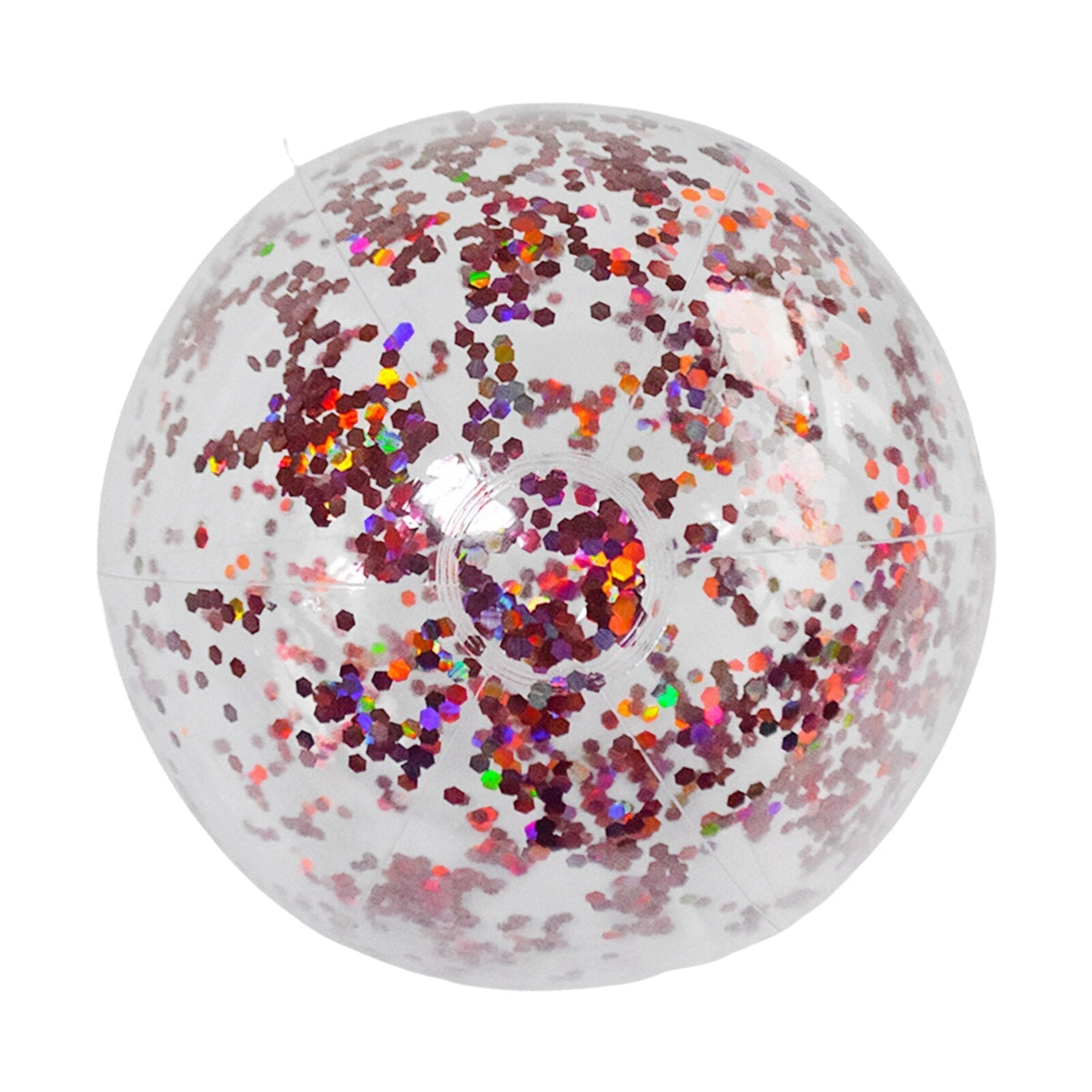 Inflatable Glitter Beach Ball - Sequin Water Ball
