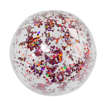 Inflatable Glitter Beach Ball - Sequin Water Ball