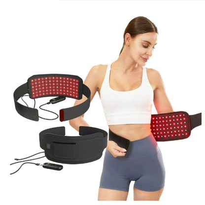 Infrared Light and Red Light Therapy Belt for Weight Loss - Waist  Wrap Device for Back Shoulder Neck Waist Muscle Pain Relief
