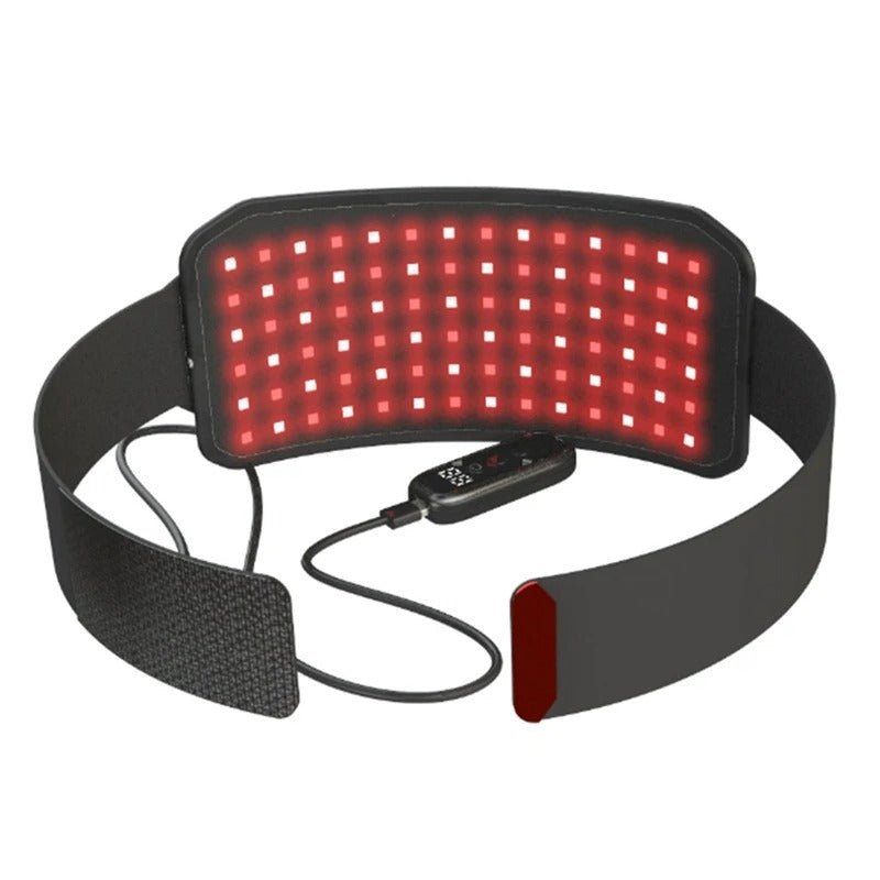 Infrared Light and Red Light Therapy Belt for Weight Loss - Waist  Wrap Device for Back Shoulder Neck Waist Muscle Pain Relief