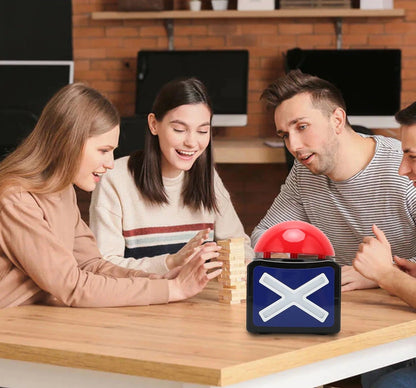 Interactive Game Answer Buzzer with Sound & Light – Perfect for Trivia, Quiz, and Talent Shows