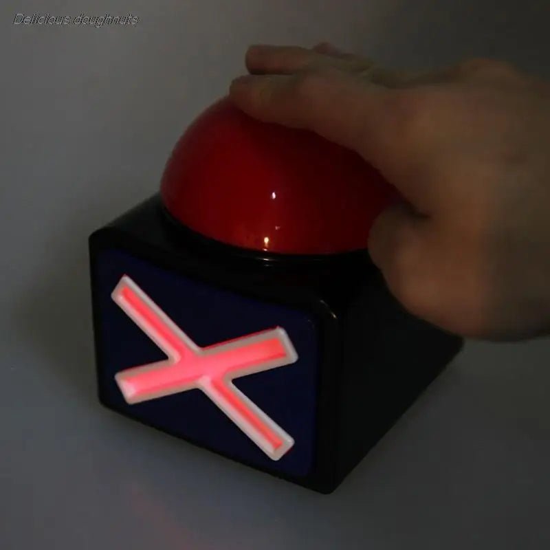 Interactive Game Answer Buzzer with Sound & Light – Perfect for Trivia, Quiz, and Talent Shows