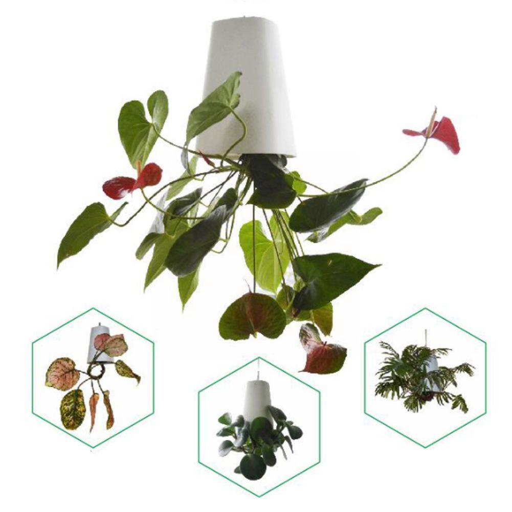Inverted Planting Pot - 360-Degree Rotation Storage Garden Flower Pots  for Balcony Garden Home Decoration
