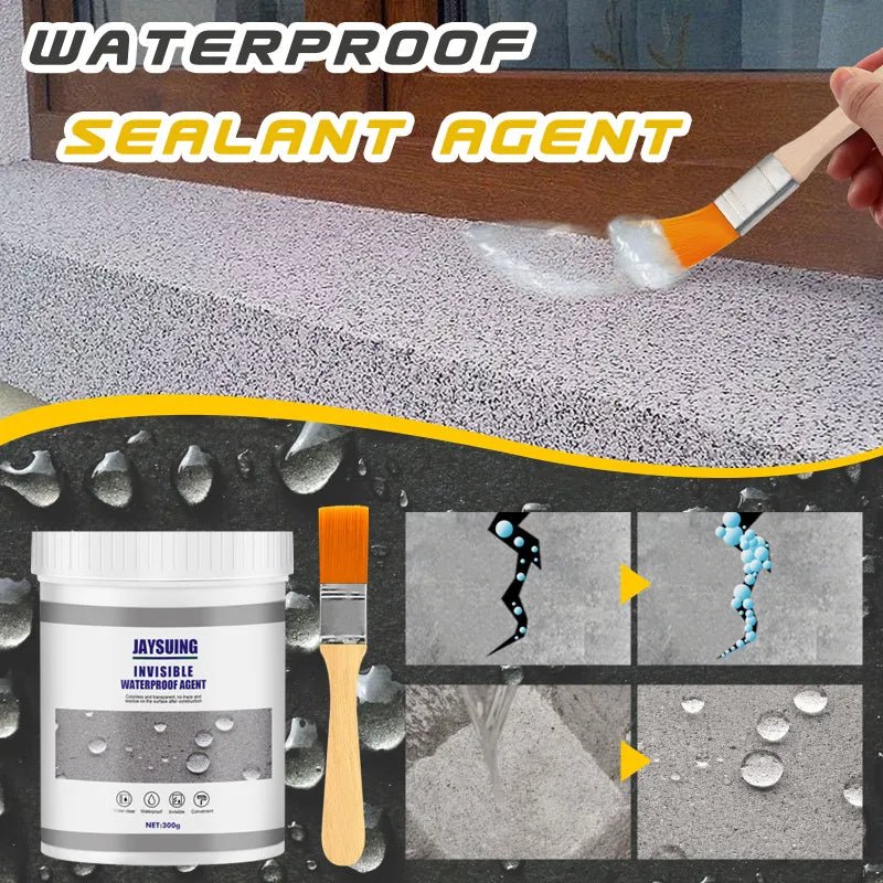 Invisible Waterproof Sealant with Brush – Super Strong Adhesive Seal Coating