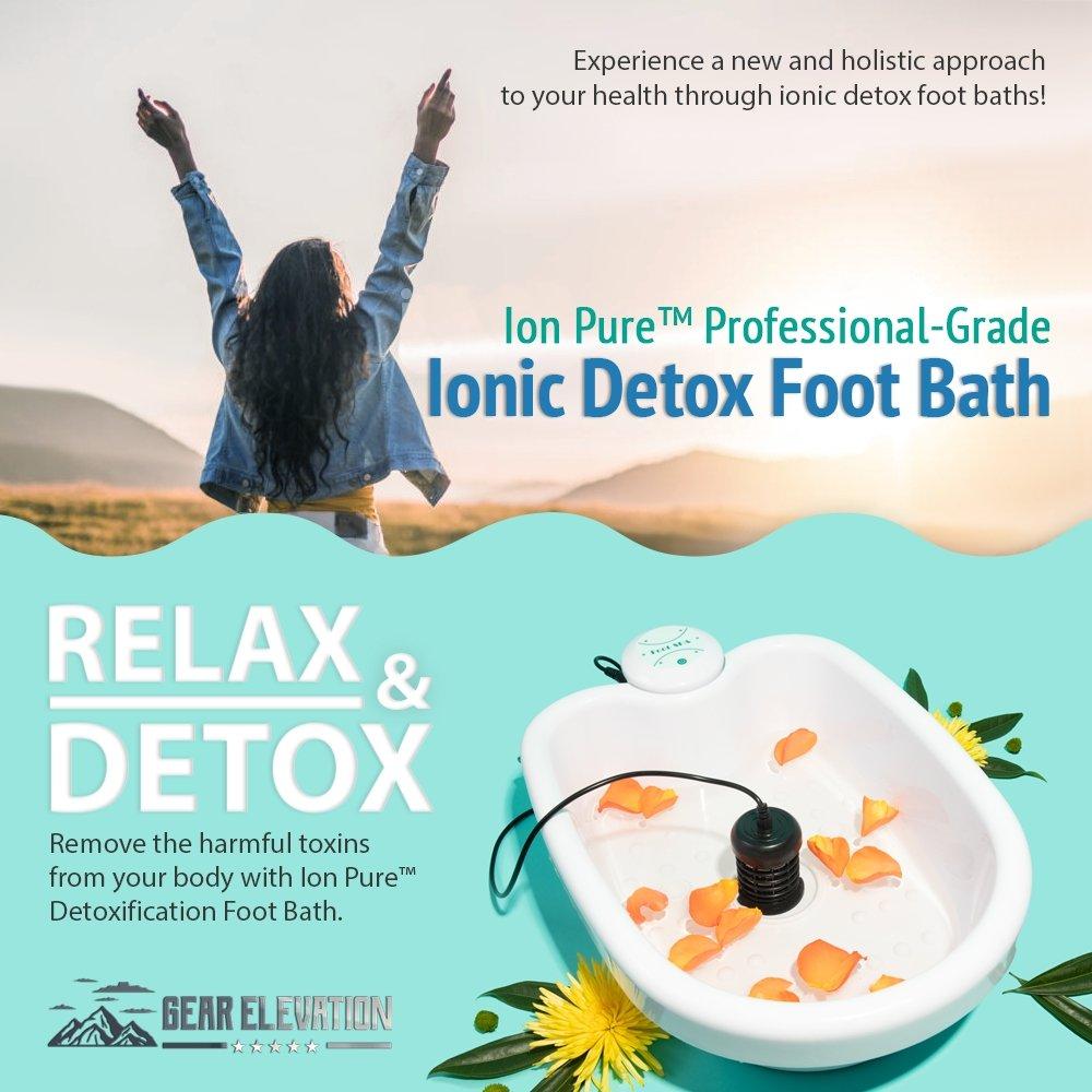Ion Pure™ - Professional-Grade Ionic Detox Foot Bath