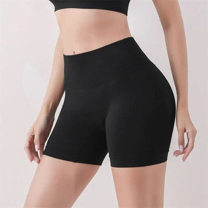 Ion Shaping Shorts - Seamless Biker Shorts Tummy Control Scrunch Butt Lifting Booty Workout Shorts