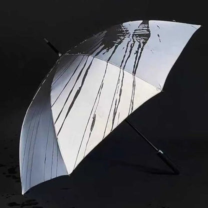 Iridescent Color-Changing Umbrella – Reflective, Auto-Folding EVA Shield for Dazzling Future Warriors
