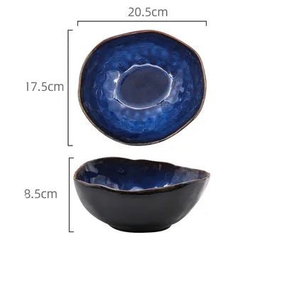 Irregular Nordic Design Ceramic Dinnerware – Pottery Plates & Bowls for a Stylish Dining Experience