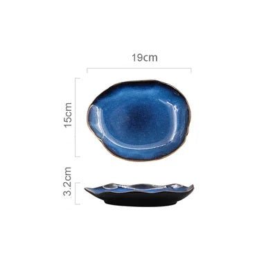 Irregular Nordic Design Ceramic Dinnerware – Pottery Plates & Bowls for a Stylish Dining Experience