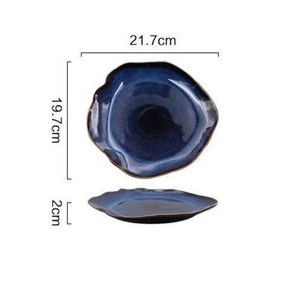 Irregular Nordic Design Ceramic Dinnerware – Pottery Plates & Bowls for a Stylish Dining Experience
