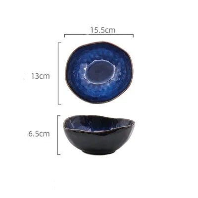 Irregular Nordic Design Ceramic Dinnerware – Pottery Plates & Bowls for a Stylish Dining Experience