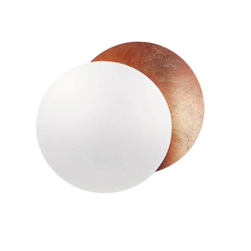 Italian Moon Concept Wall Lamp – Rotating Silver Eclipse Design for a Mesmerizing Glow in Your Living Room, Bedroom, or Bedside
