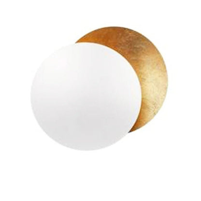 Italian Moon Concept Wall Lamp – Rotating Silver Eclipse Design for a Mesmerizing Glow in Your Living Room, Bedroom, or Bedside