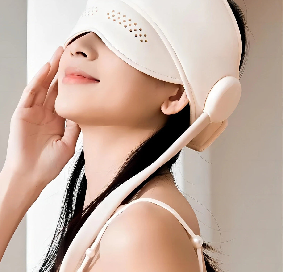 Air Pressure Head Massager with Heat – 6 Airbags and 360° Eye Massage for Deep Relaxation, Stress Relief, and Better Sleep Quality