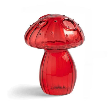 Jelly Mushroom Glass Vase – Nordic-Style Hydroponic Aromatherapy Bottle for Flowers & Plants, Perfect Tabletop Accent for Elegant Home Décor